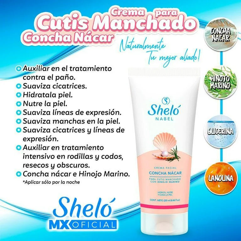 Crema Facial de Concha Nácar