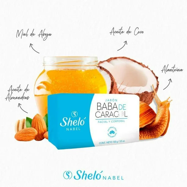 🐌✨ Jabón Regenerador de Baba de Caracol