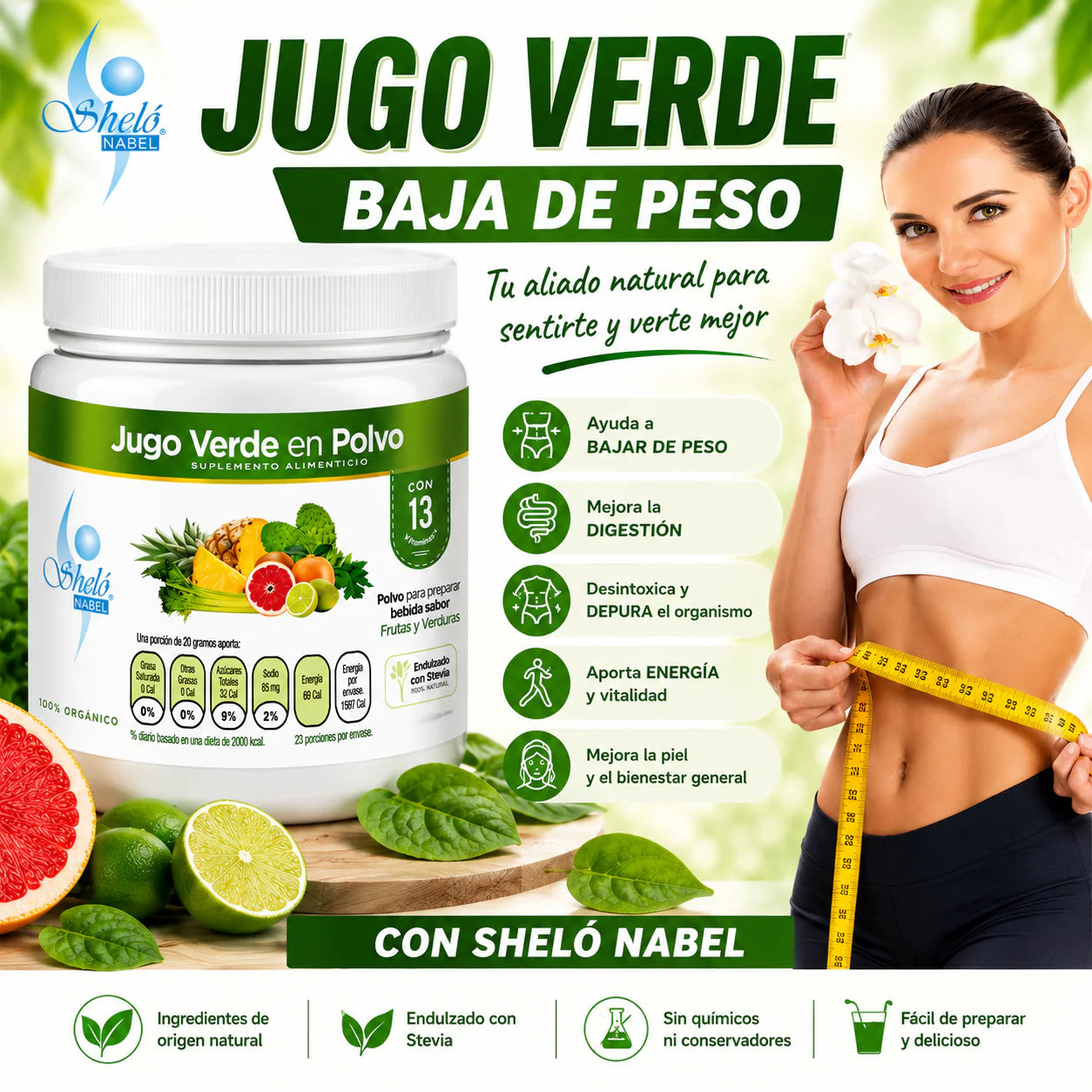 Jugo Verde en Polvo