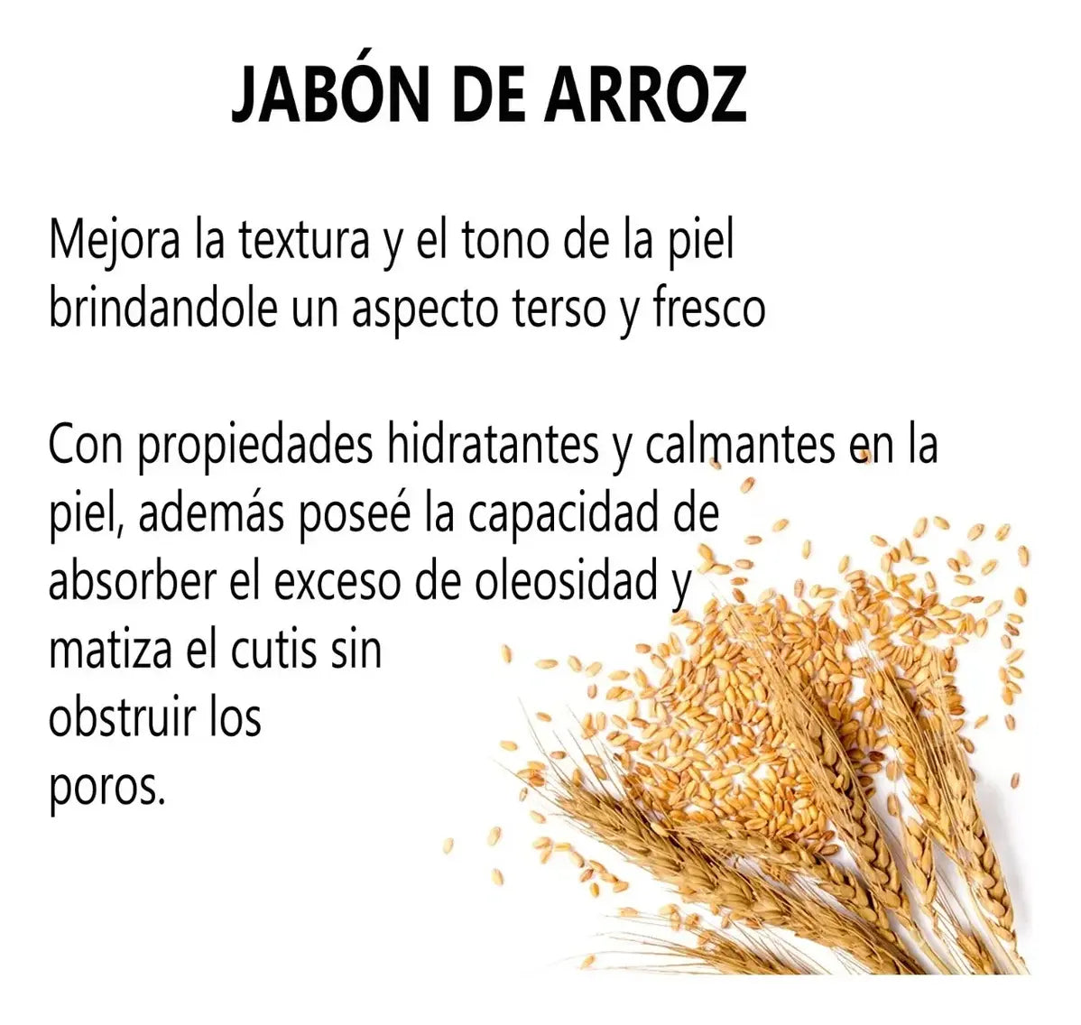 🌾✨ Jabón Facial de Arroz