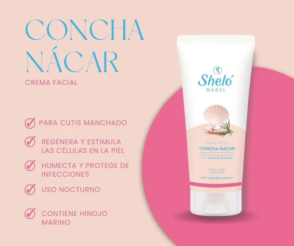 Crema Facial de Concha Nácar