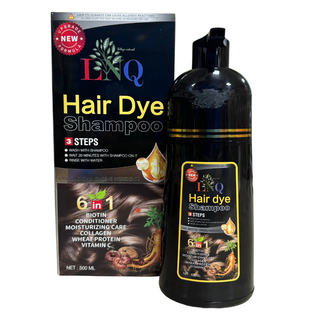 Shampoo con tinte natural 6 en 1 de Ginseng