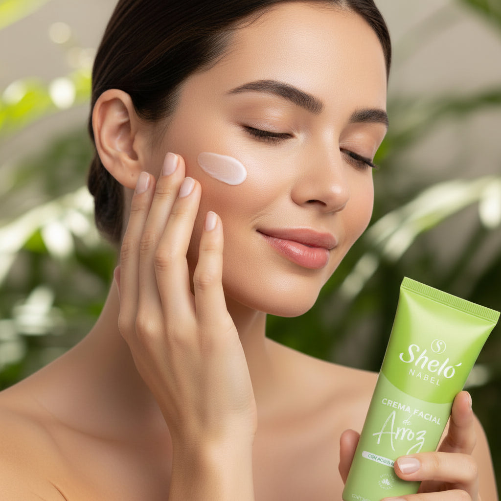 🌾✨ Crema Facial de Arroz